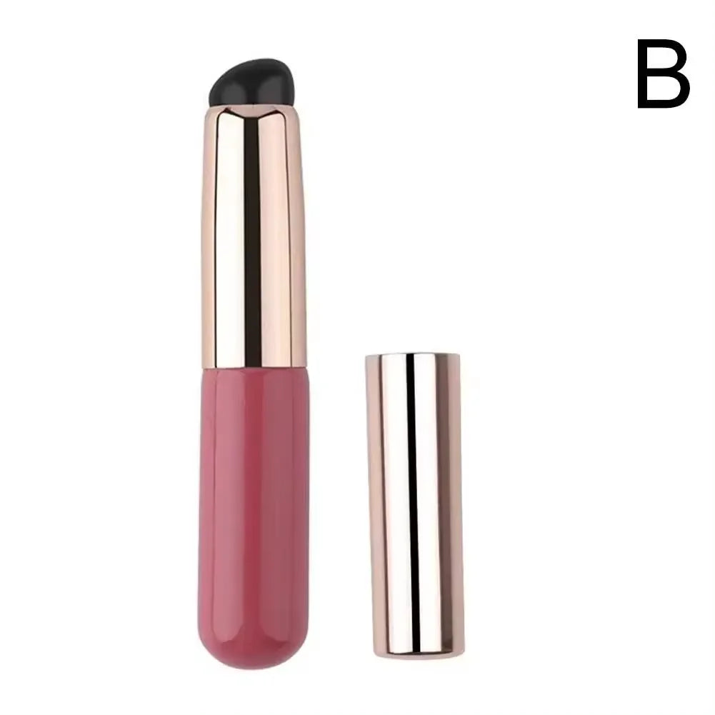Wiederverwendbarer Silikon Lippenpinsel Applikator für Lipgloss Make-up
