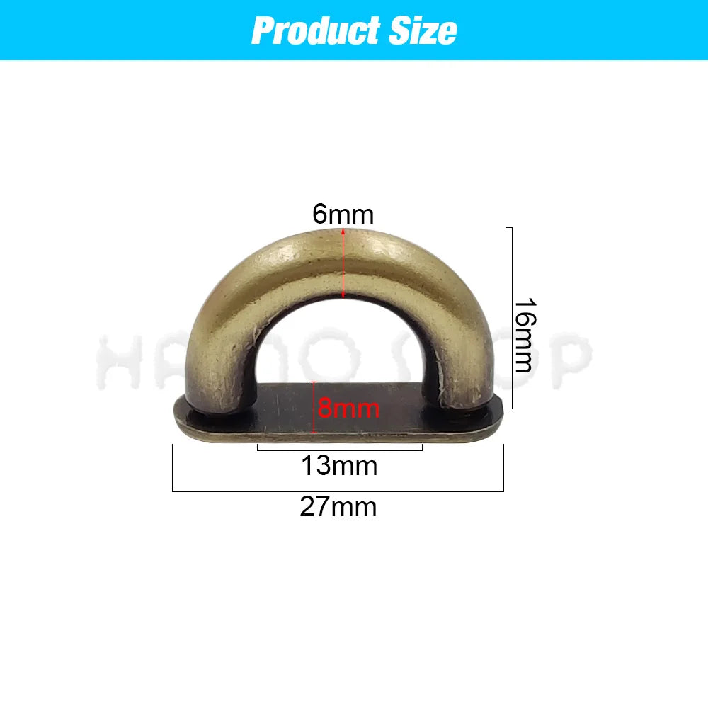 Robuste Metall D Ring Schnallen für Taschen und Gürtel DIY