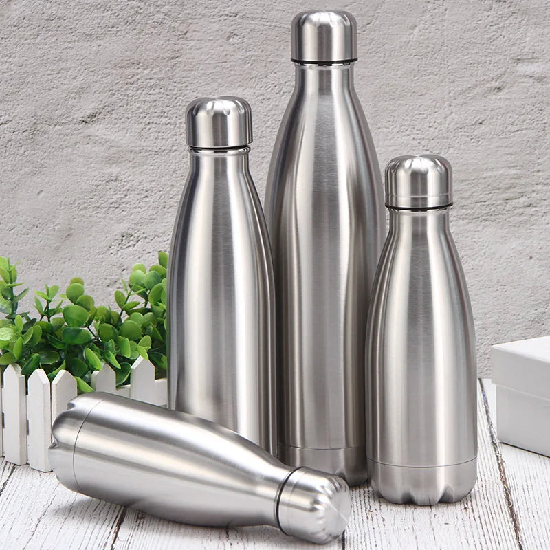 Auslaufsichere Edelstahl-Wasserflasche 1L – Robust & ideal für Sport & Reise