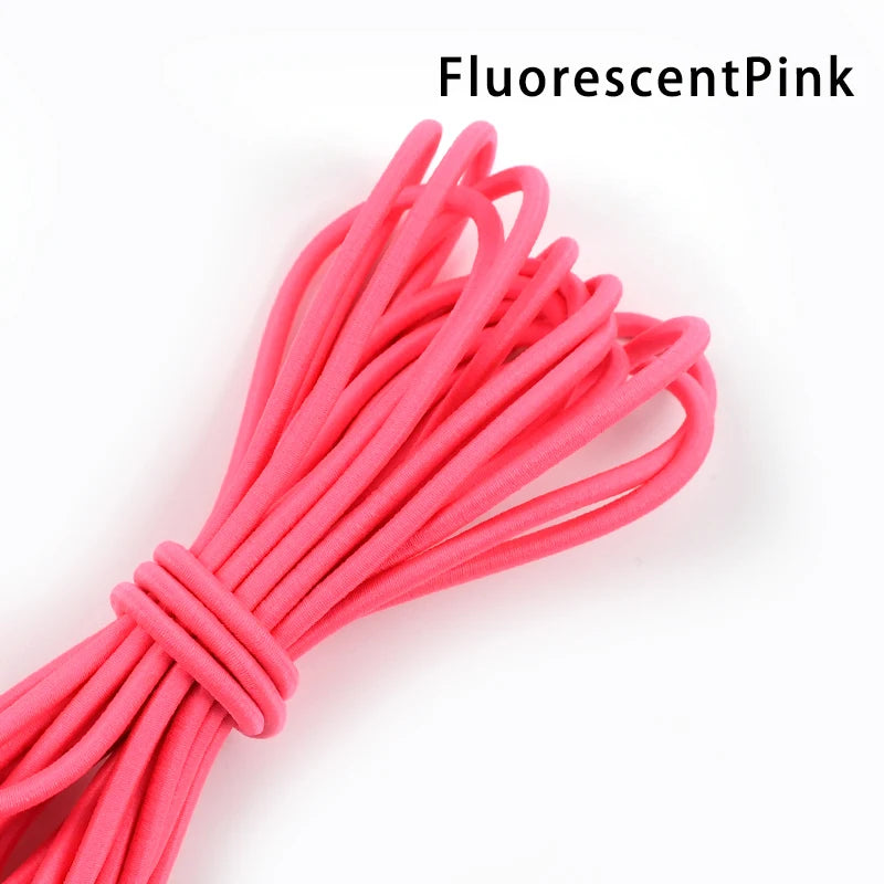 Flexibles 4mm Gummiband für DIY Kleidung, Haarbänder, Nähen