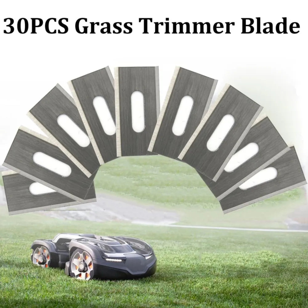 30x langlebige Edelstahl Grasschneider Klingen – ideal für Automower Ersatz