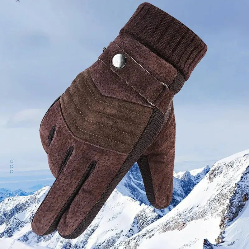 Warme Winter Handschuhe für Herren winddicht und Touchscreen fähig