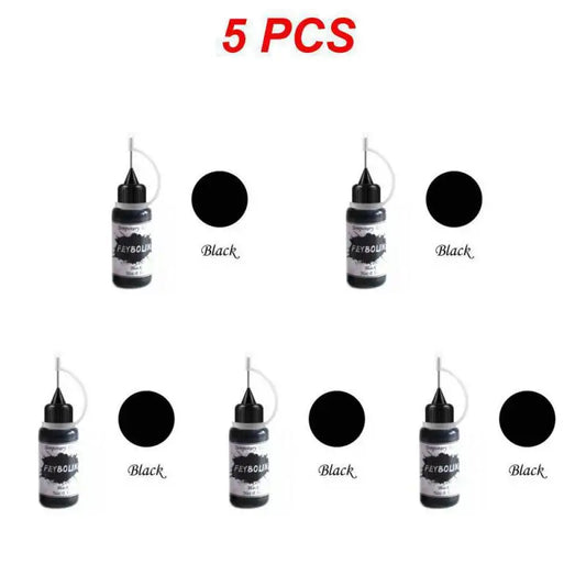 7 Farben Temporäre Henna Tattoo Tinte Set semi-permanent DIY Körperkunst