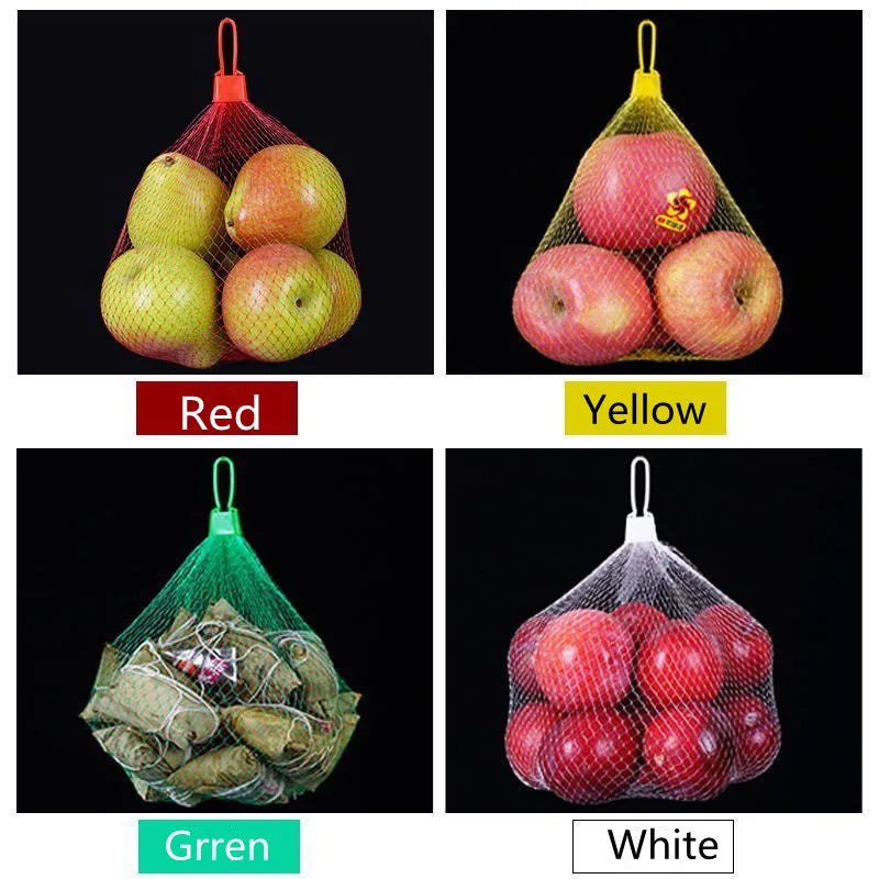 100 Stück Netzbeutel mit Schnallen für vielseitige Lagerung