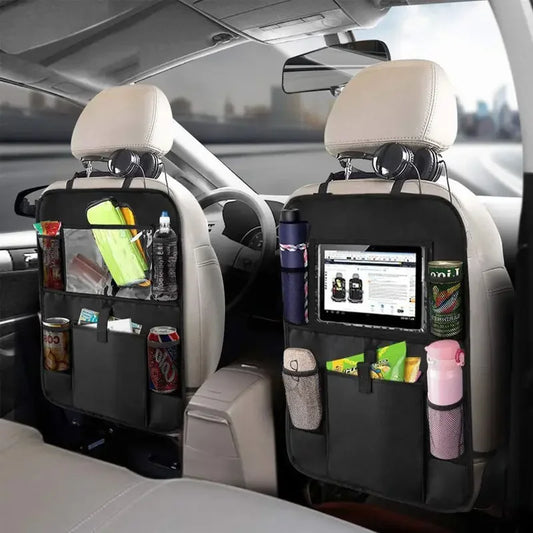 Rücksitz-Organizer mit Tablet-Halterung und mehreren Taschen für Familienautos
