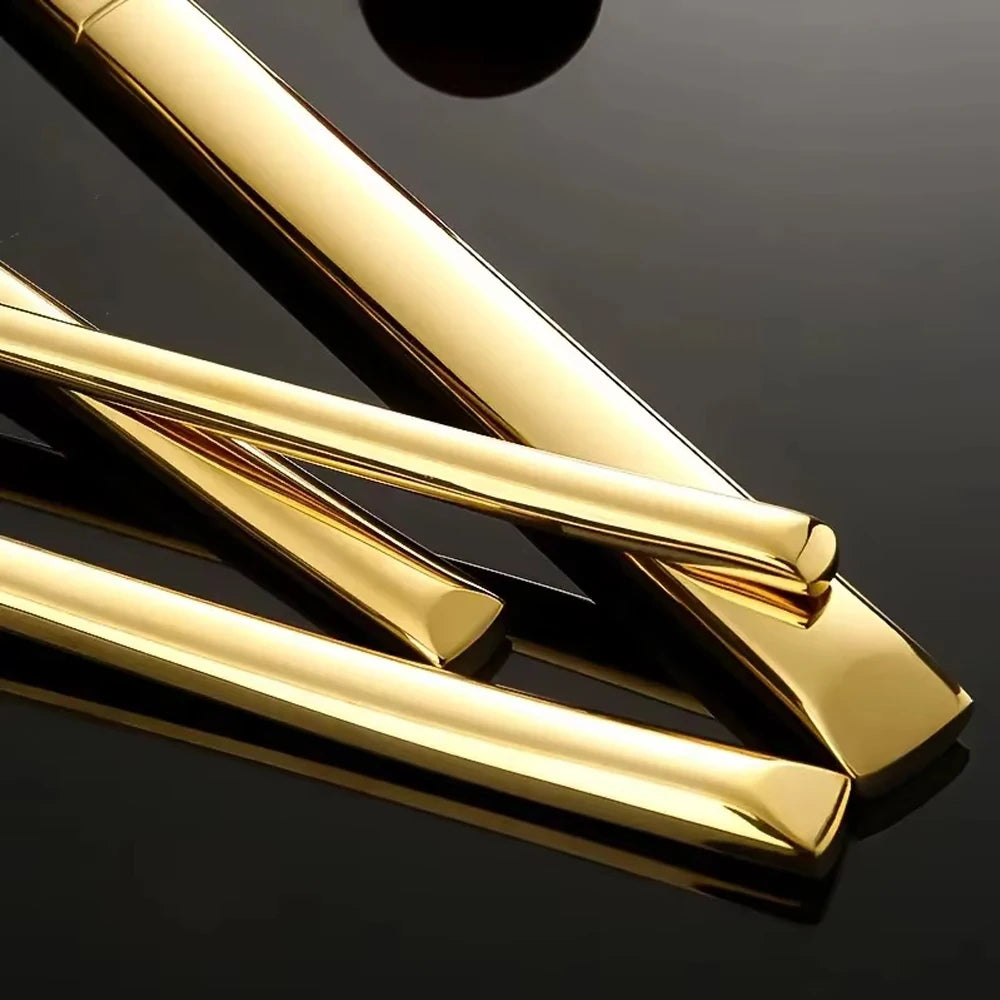 30-teiliges Gold Besteckset aus Edelstahl für 6 Personen – elegant - spülmaschinenfest