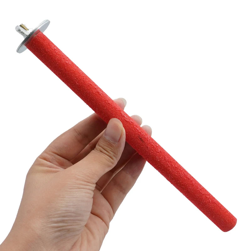 Vogel Kauspielzeug Sitzstange Holz für Papagei Käfig 10-30cm Varianten