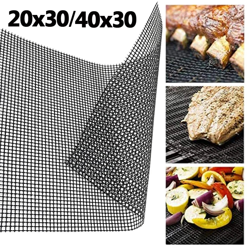 Hochtemperaturbeständiges Grillnetz, wiederverwendbar und leicht zu reinigen