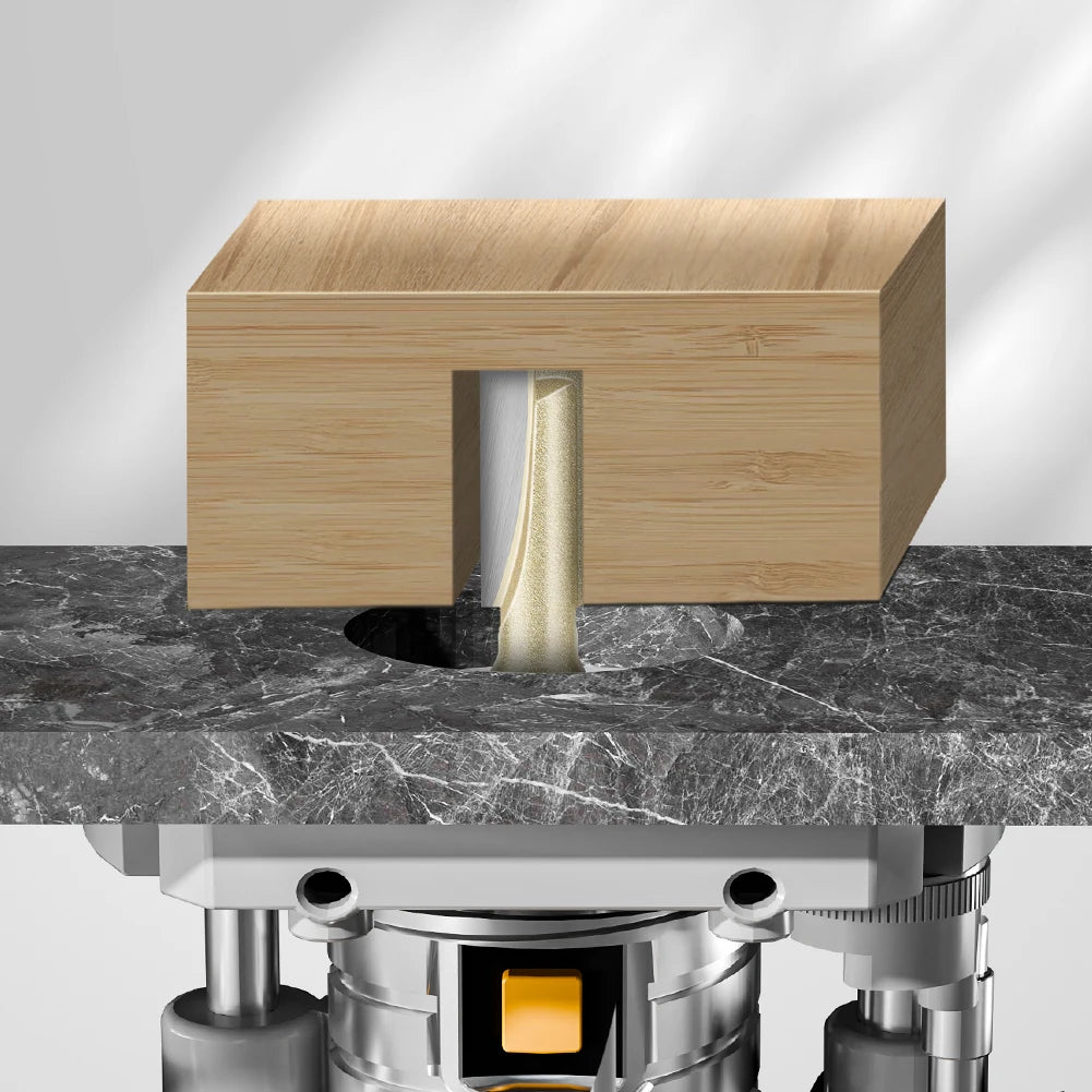 Professionelle Hartmetall Fräser 6mm und 12mm Schaft für Holz