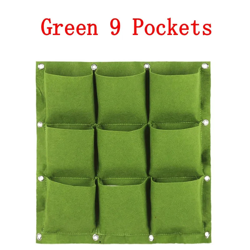 Wand Pflanztaschen Vertikaler Blumentopf Garten Zubehör