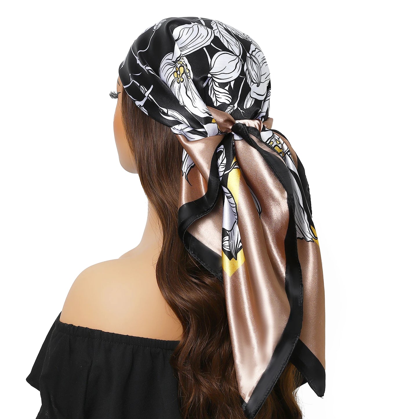 Stilvolles Polyester Halstuch für Damen - Vielseitiger Retro Look