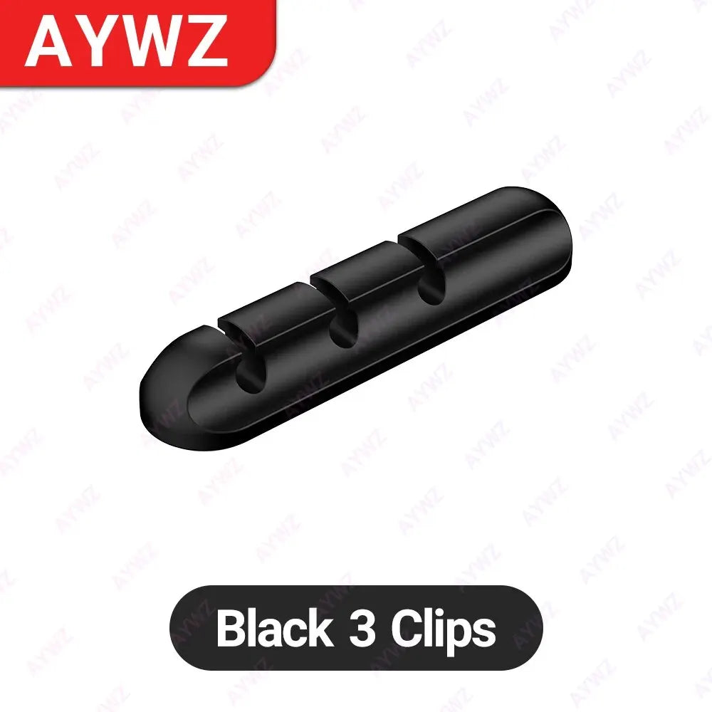 Selbstklebende Kabelhalter Clips für Kabelmanagement Schreibtisch 5mm