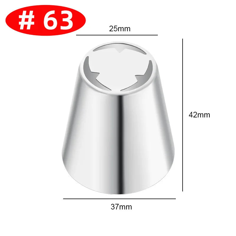 Premium Edelstahl Spritztüllen Set – 30+ Backdüsen für kreative Gebäck-Deko