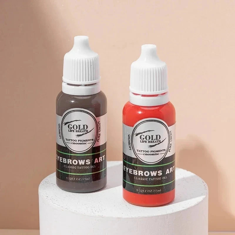 15 ml Tattoo Pigment Microblading Übungstinte Natürliche Augenbrauen