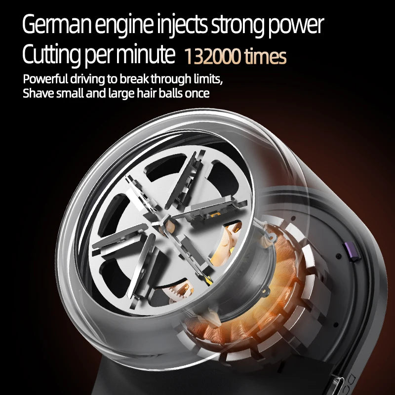 Tragbarer elektrischer Lint Remover mit USB Ladefunktion und Hochgeschwindigkeitsmotor