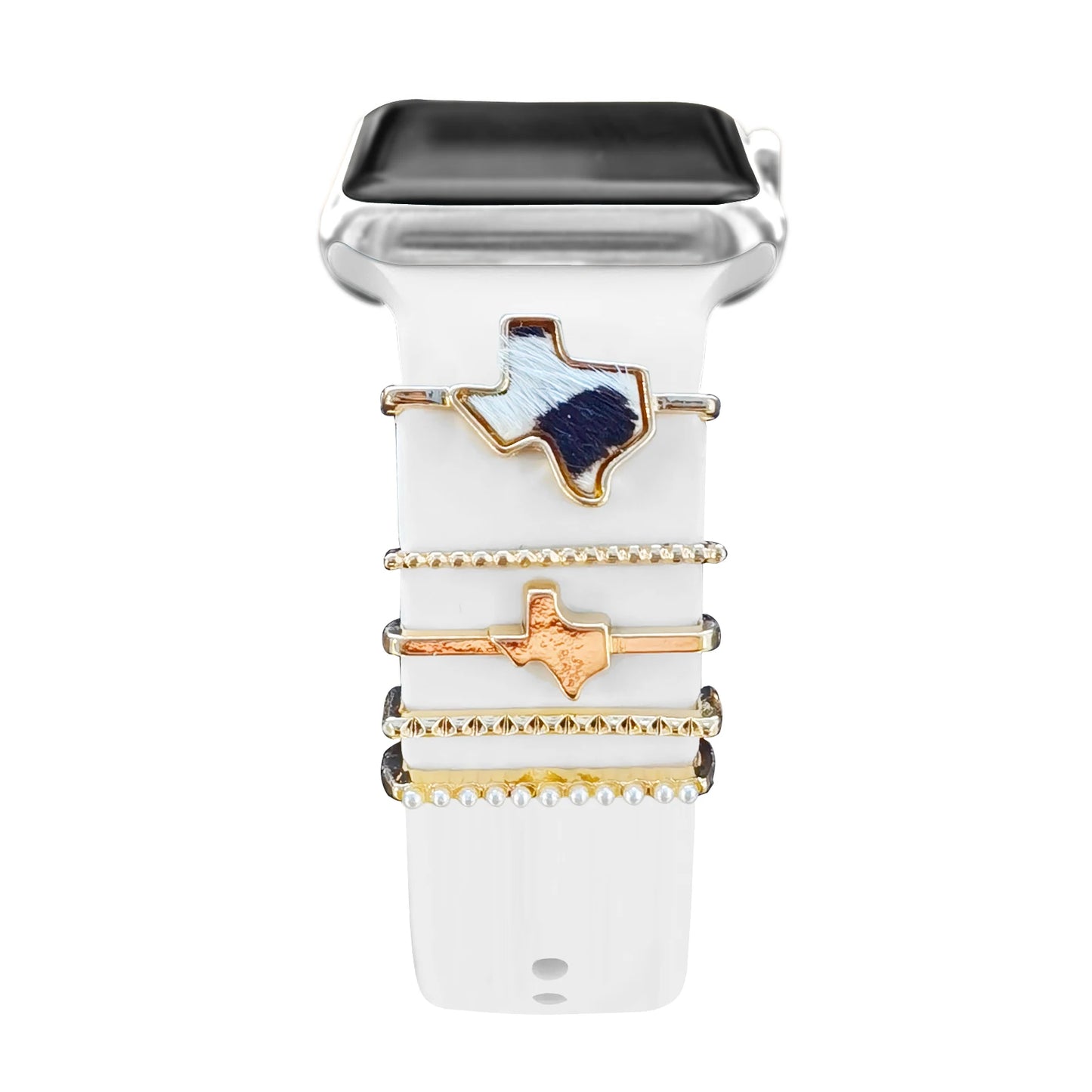 Dekoration für Apple Watch Band Ultra2 10 9 8 Diamant Schmuck Armband Zubehör für Samsung/Huawei Uhr 20/22mm Armband Charms-Yabubest - Home & More