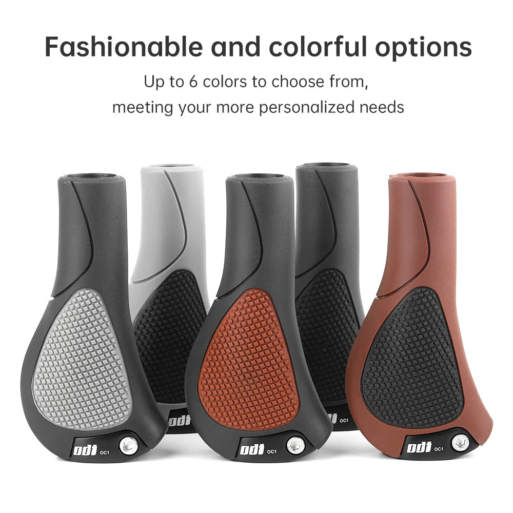 Ergonomische Fahrradgriffe mit rutschfestem Gummi und großem Pad