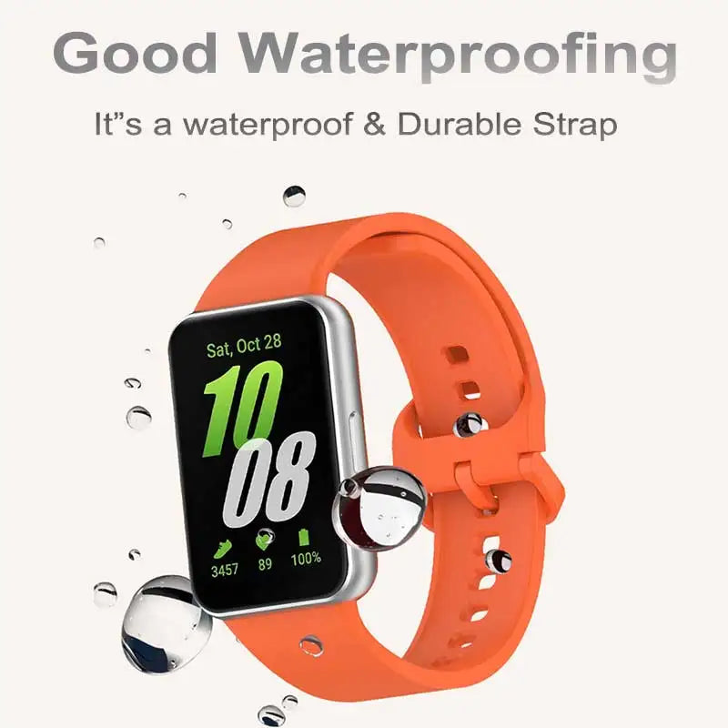 Silikon-Ersatzarmband kompatibel mit Fitness-Tracker Galaxy Fit 3