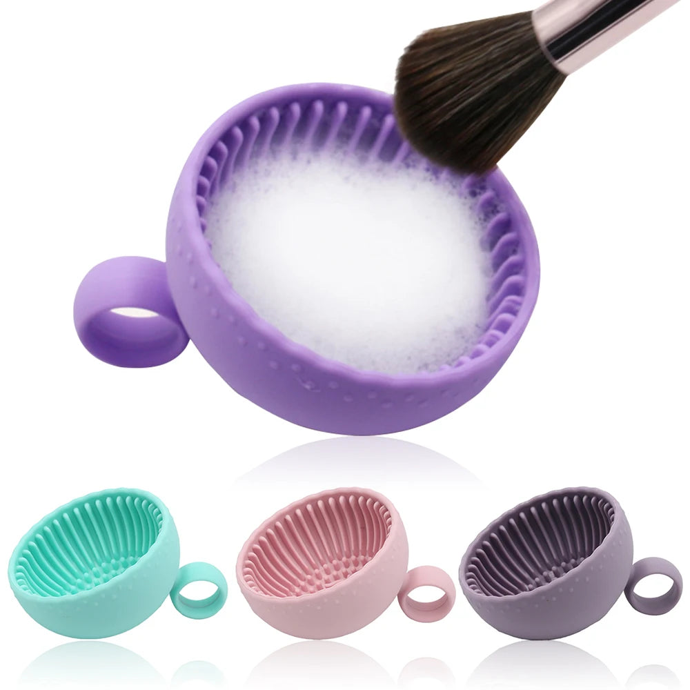 Silikon Make-Up Pinsel Reiniger Schüssel Wiederverwendbar Schnell Sauber