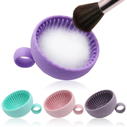 Silikon Make-Up Pinsel Reiniger Schüssel Wiederverwendbar Schnell Sauber