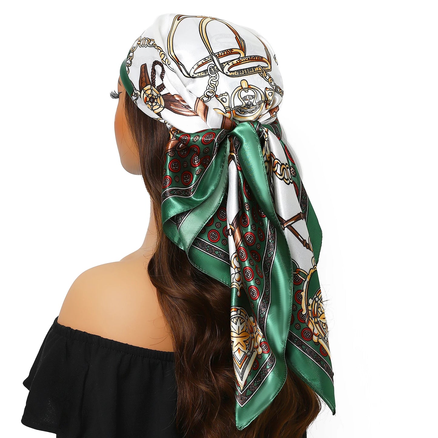 Stilvolles Polyester Halstuch für Damen - Vielseitiger Retro Look