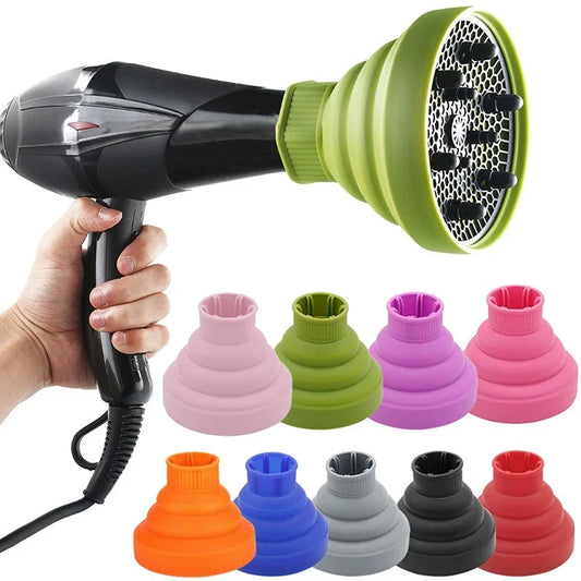 Silikon Haartrockner Diffusor Aufsatz für schonendes Lockenstyling und Trockenbläser