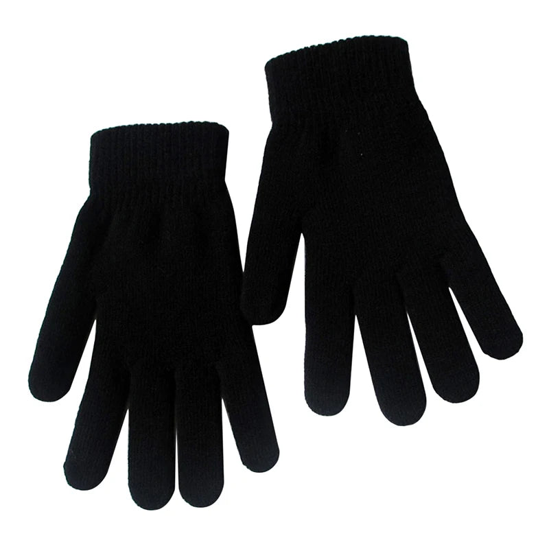 Warme Plüsch Vollfinger Handschuhe für Damen und Herren im Winter