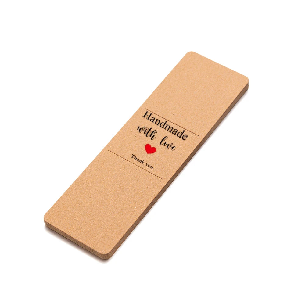 Kraftpapier Lesezeichenhalter für DIY-Verpackungen - 10/30/50 Stück Set
