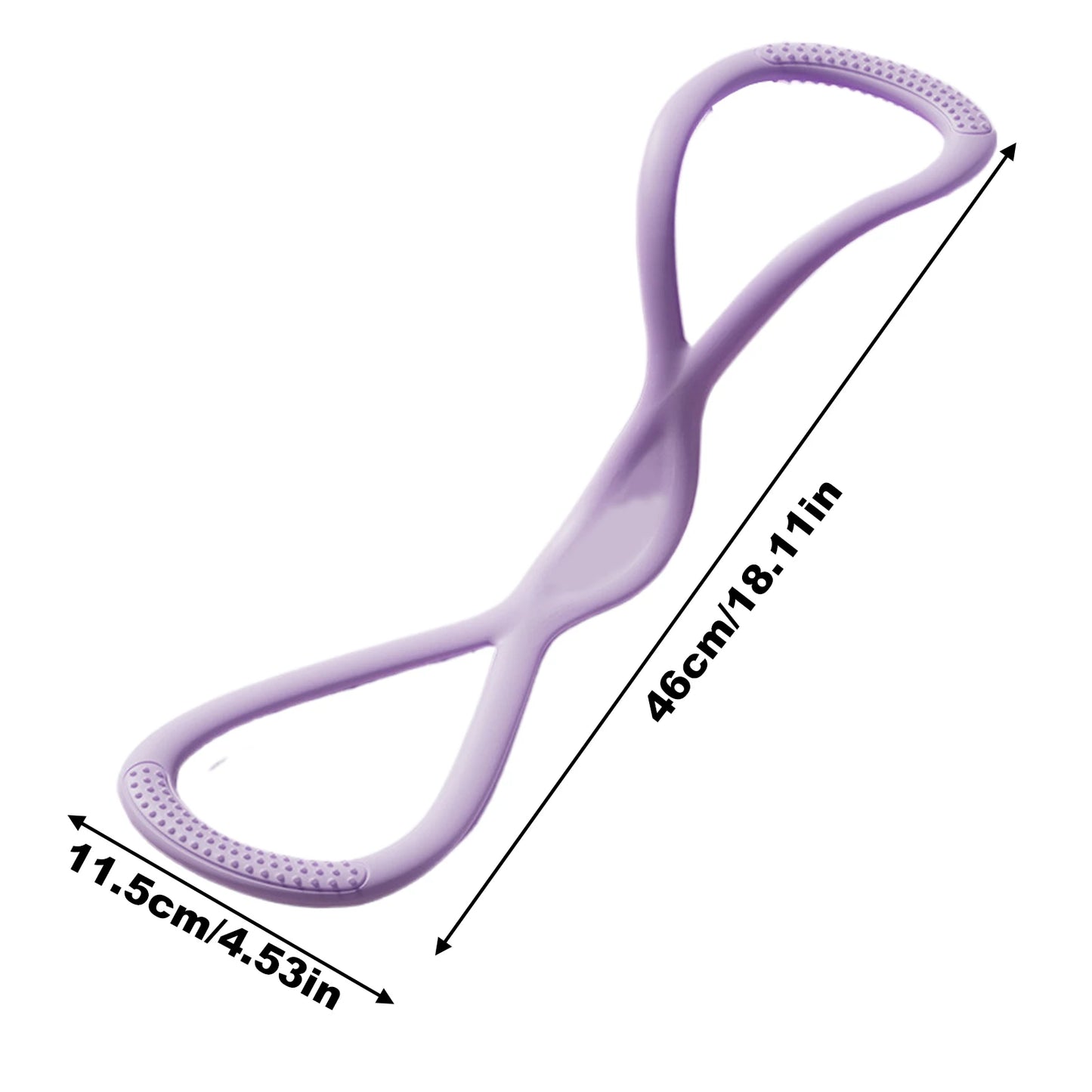 Elastische 8-förmige Widerstandsbänder für Fitness Schulter Rücken Training