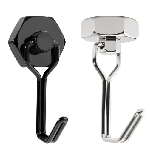 2er Set starke magnetische Haken für Küche Kühlschrank und Bad