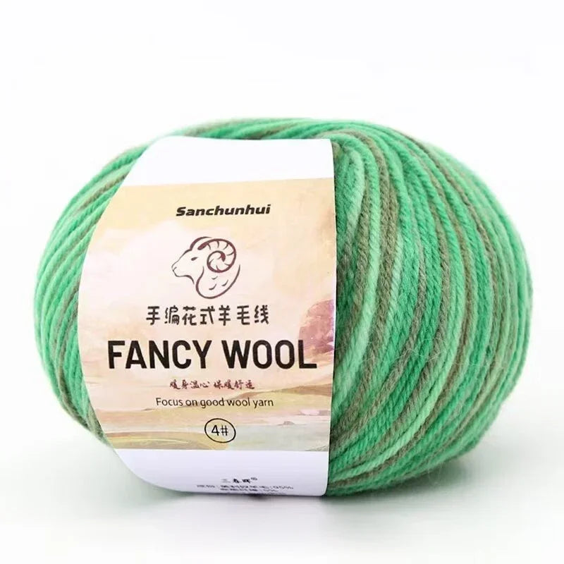 50g Farbverlauf Wolle Acryl Mischgarn zum Stricken Häkeln DIY Schals