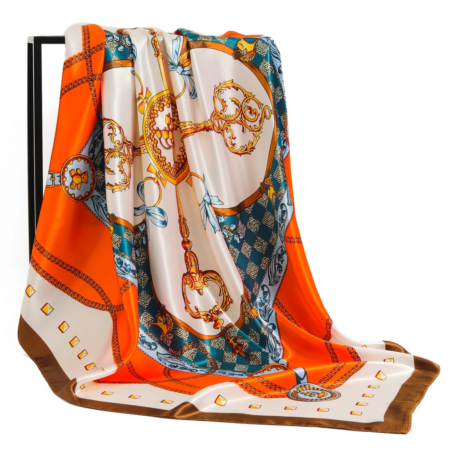 Vielseitiger Damen Schal als Kopftuch, Stirnband oder Halstuch