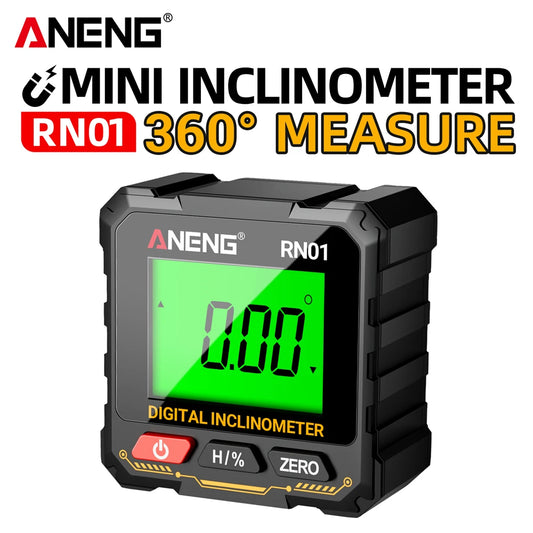 ANENG RN01 Mini Winkelmesser mit 360 Grad Neigungsmesser und Magnetfunktion-Yabubest - Home & More