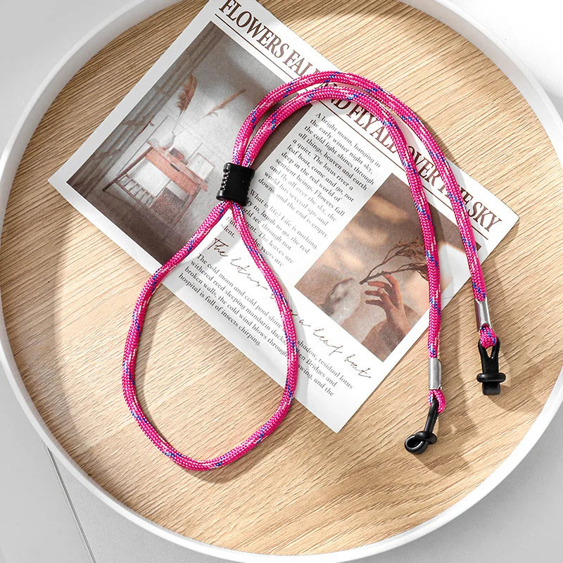 Verstellbare Sport Sonnenbrillenkette 70cm Unisex Outdoor Wandern