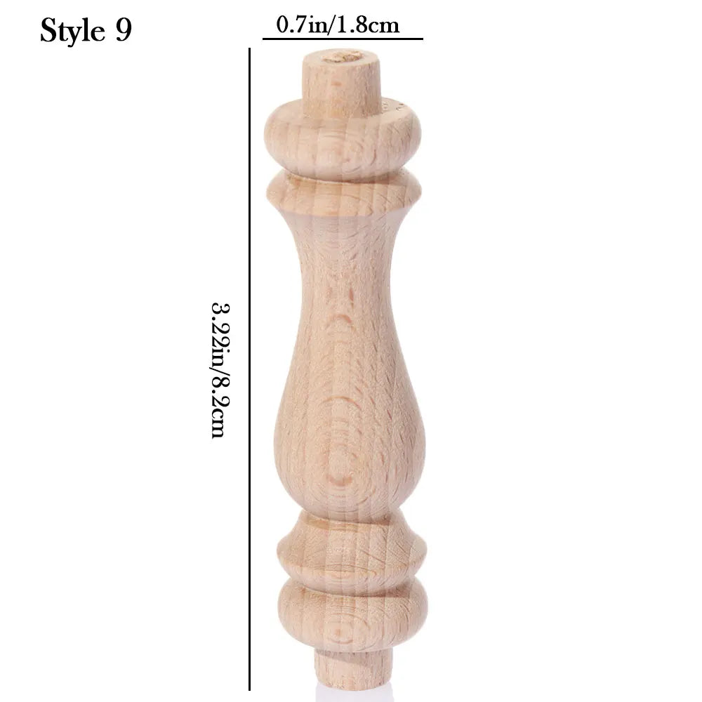 Vintage Holz Geschnitzte Möbel Füße Schrank Beine Dekoration Varianten