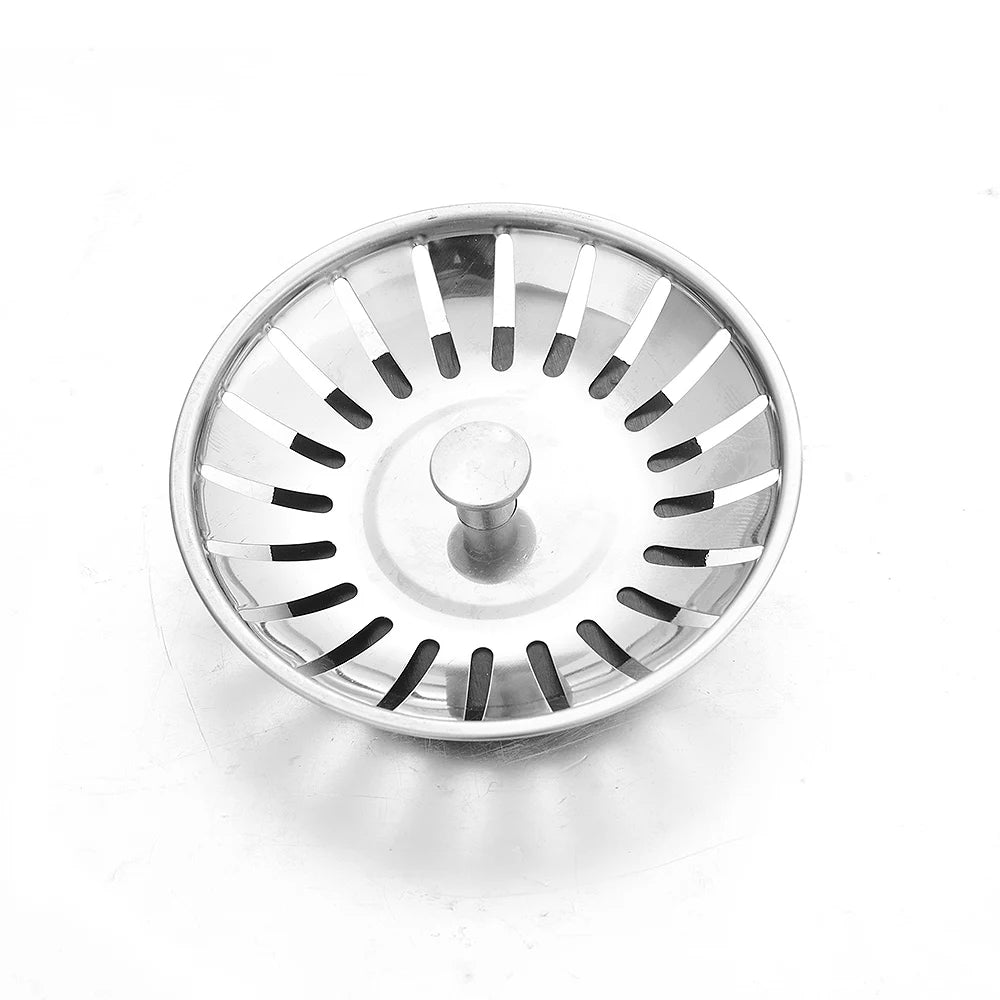 Effektiver Edelstahl Waschbeckenfilter & Haarfänger 1-2 Stück, Silber Gelb