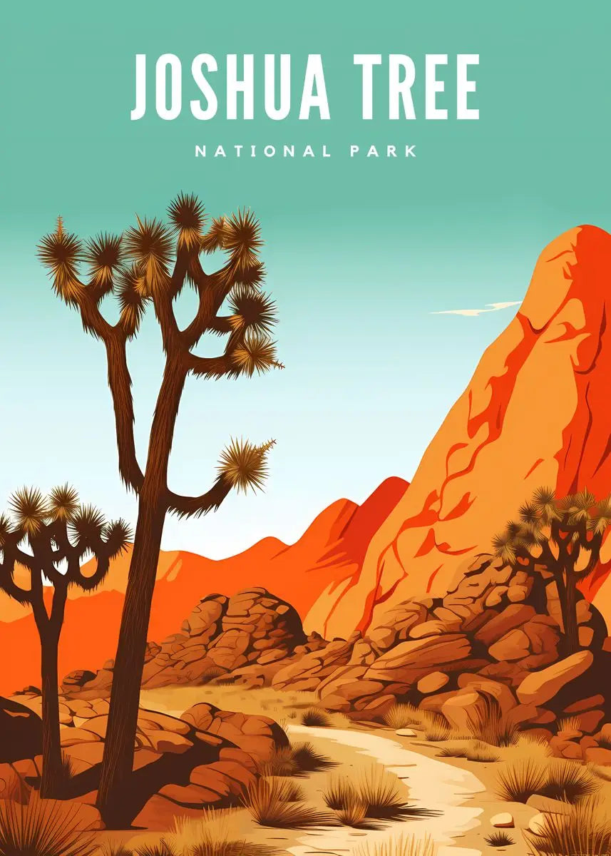 Moderne Leinwandkunst mit berühmten Naturparks für Wohnräume