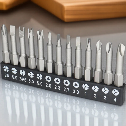 Vielseitiges Schraubendreher Bit Set aus robustem Chrom-Vanadium Stahl