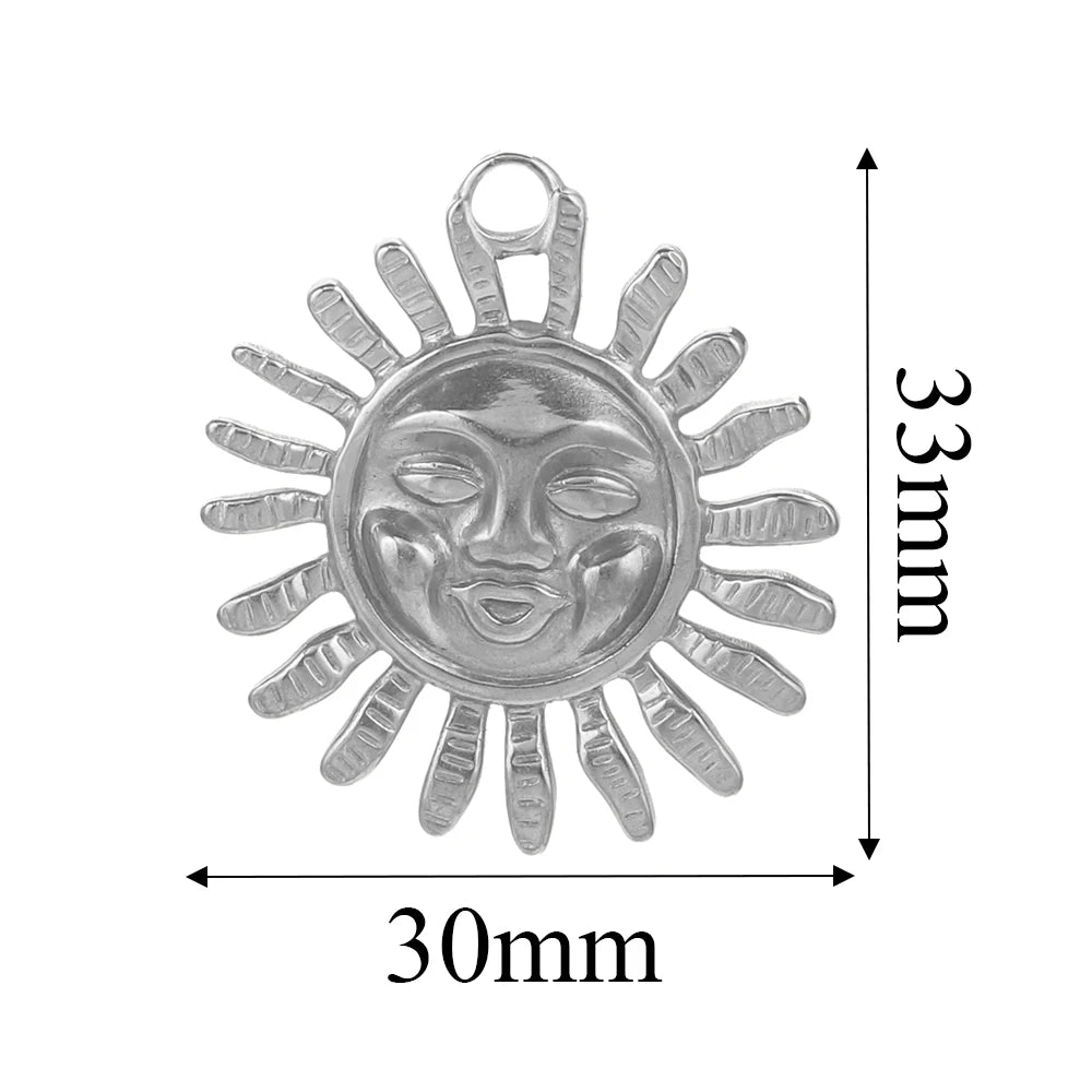 Edelstahl Gold Anhänger für individuellen DIY Schmuck