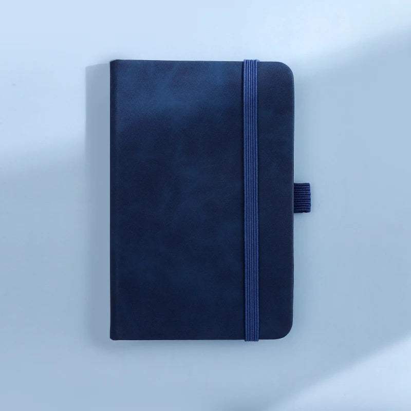 Tragbares Business-Notizbuch A6 mit PU-Ledereinband und 192 Seiten