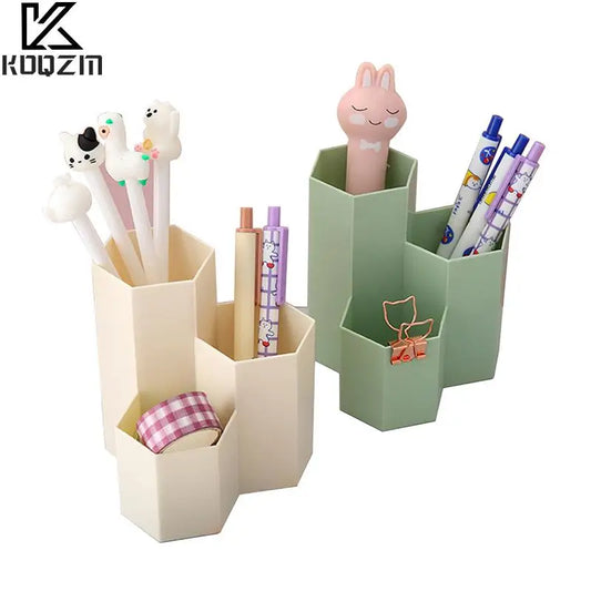 3 Fächer Stifthalter Schreibtisch Organizer Kunststoff Stiftehalter Büro