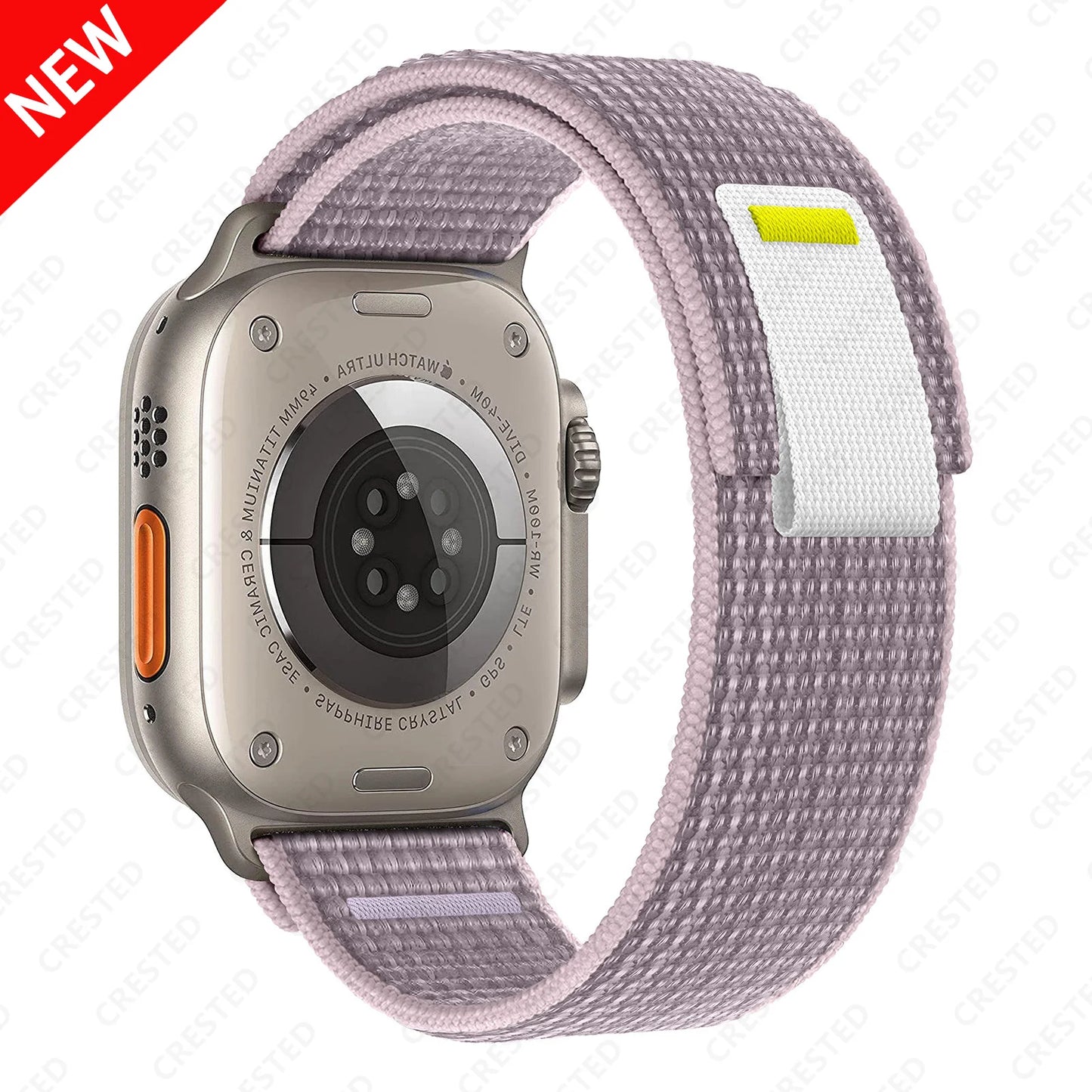 Nylon Trail-Loop Armband kompatibel für Smartwatches 38-49 mm Unisex