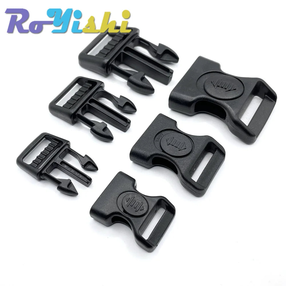 Vielseitiger Verschluss aus Kunststoff mit Schloss für Rucksäcke Gepäck