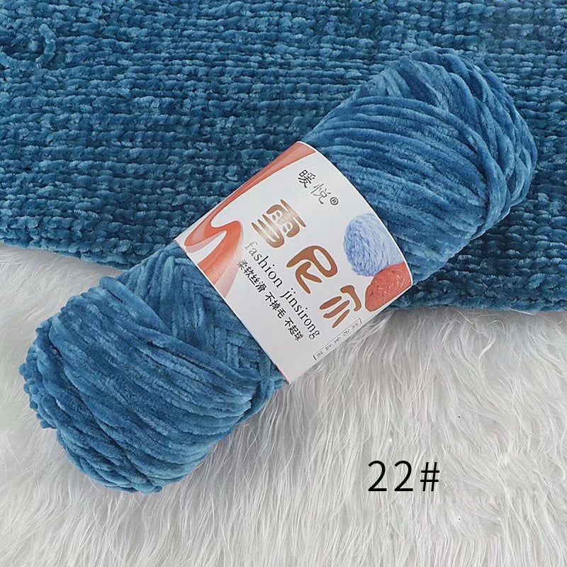 Weiches Chenille Polyester Strickgarn für gemütliche DIY Projekte