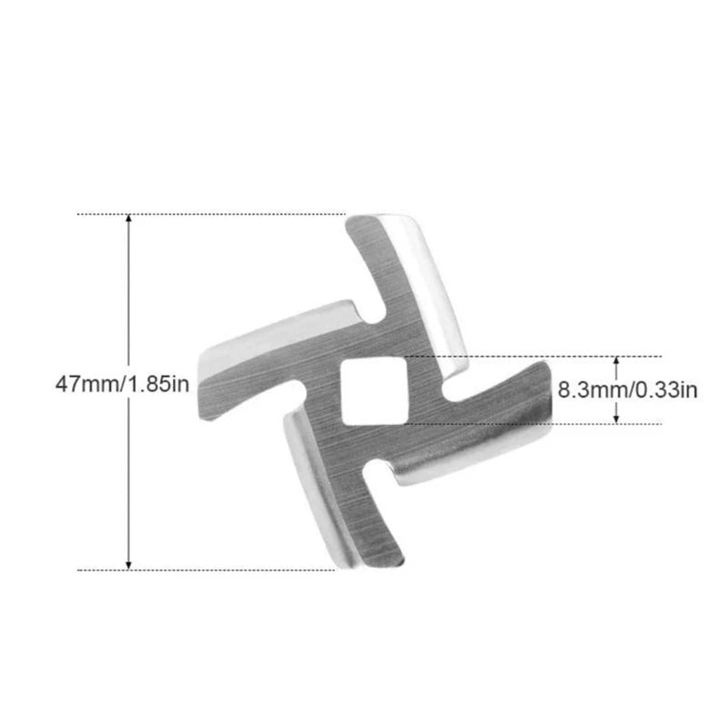Fleischwolf Klingen Ritzel Mixer Ersatzteile Edelstahl Zubehör-Yabubest - Home & More