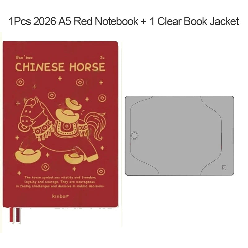 Jährliches Notizbuch 2026 A5 A6 Planner Tagesplaner mit 224 Seiten