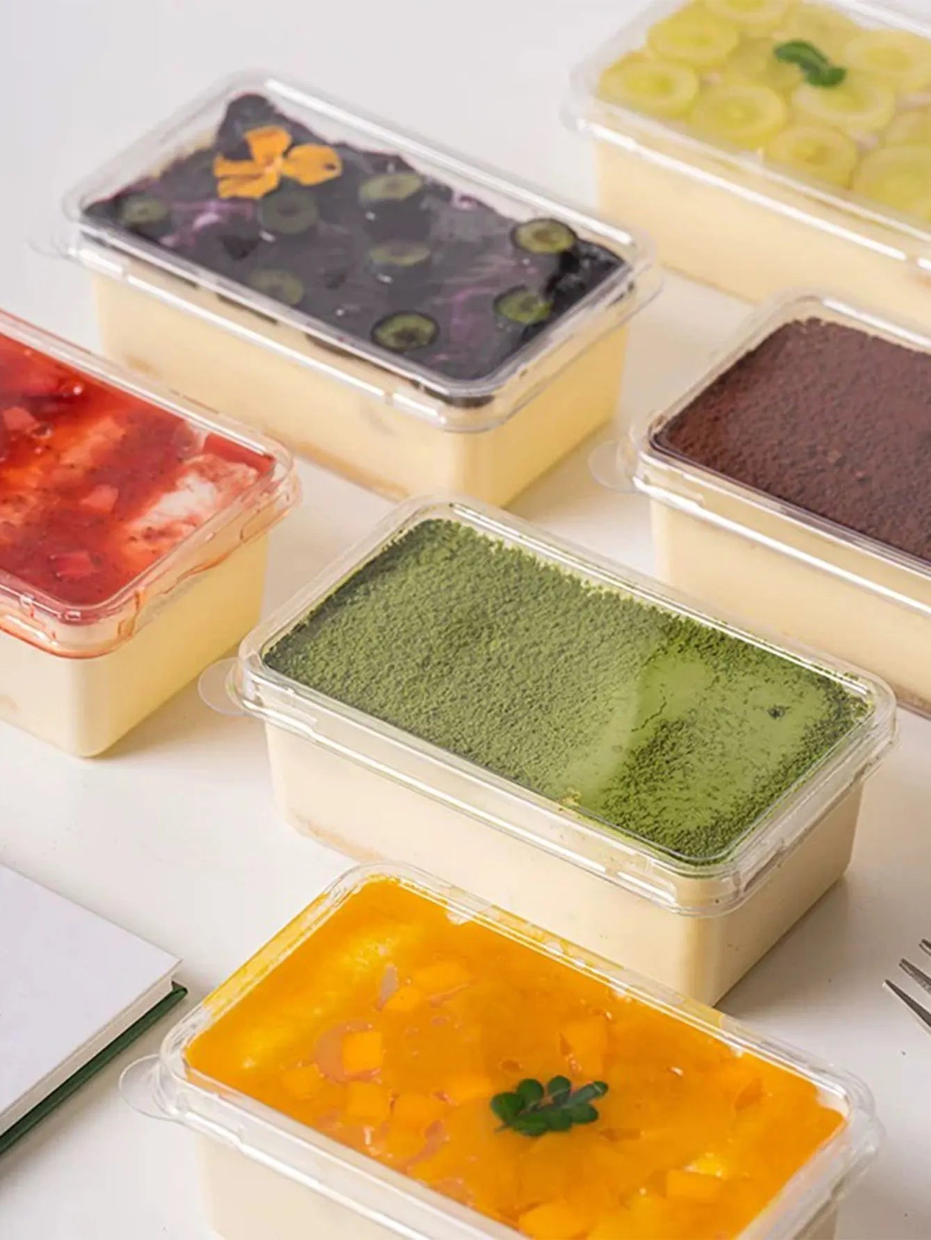 Transparente Einweg Verpackungsbox 280ml mit 20 Stück