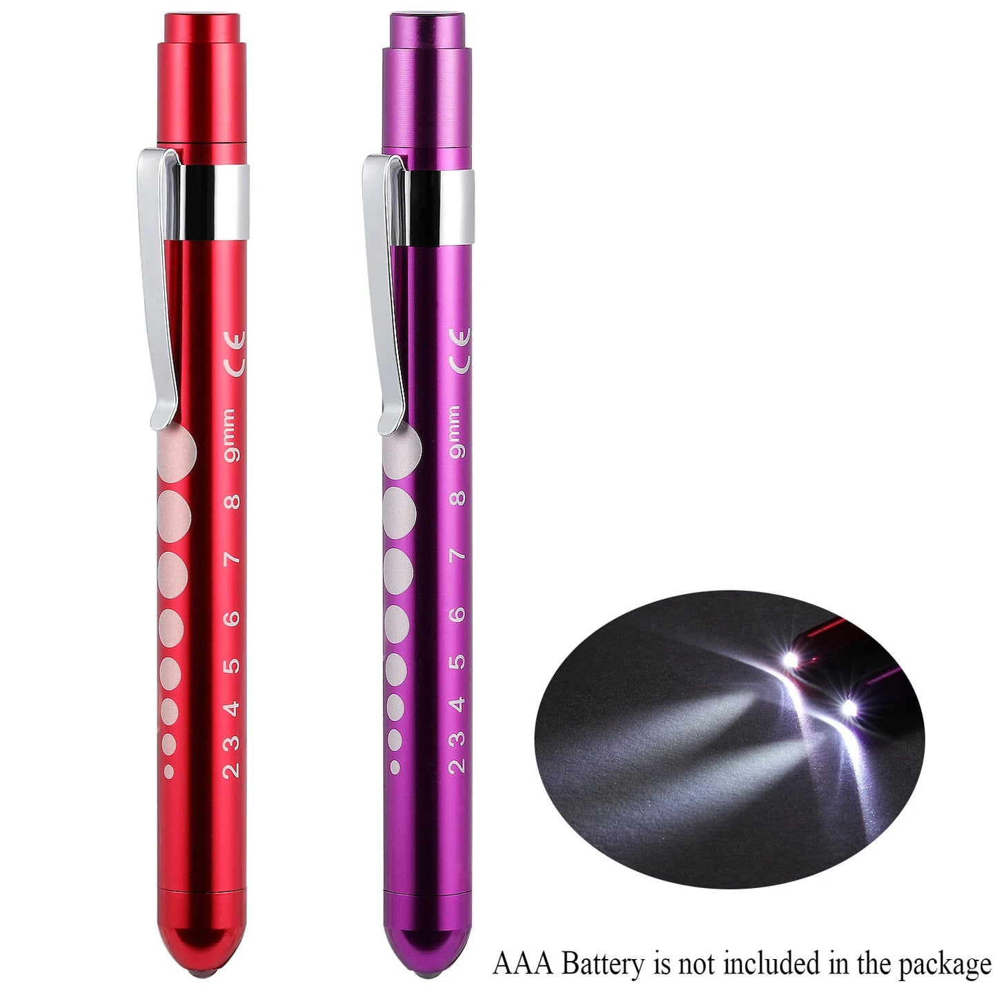 6-in-1 Multifunktions-Kugelschreiber mit Taschenlampe Schere Permanentmarker