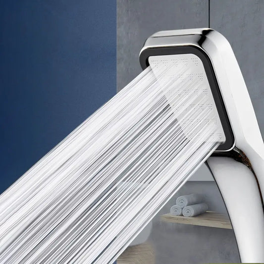 Wassersparender Quadratischer Druckduschkopf mit 300 Löchern – Hochdruck - Stilvoll Chrome