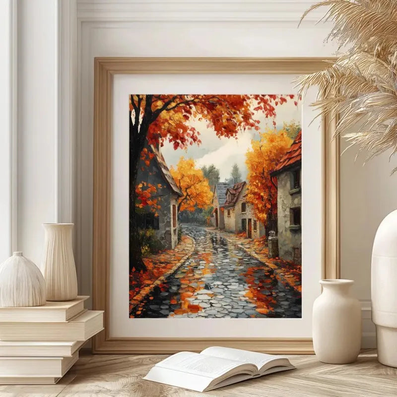 Stilvolles Leinwandbild Herbstliche Natur für Ihr Zuhause